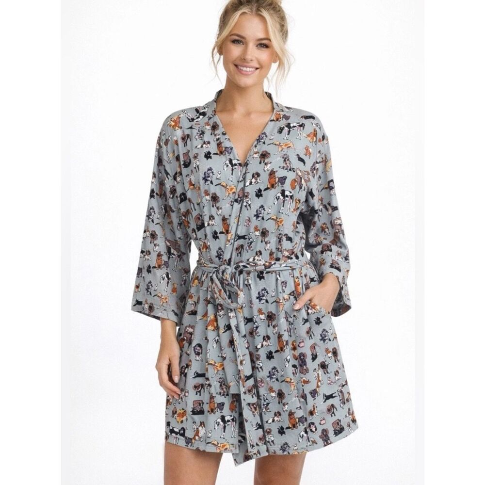 Vera Bradley NWT Dog Print Robe XL